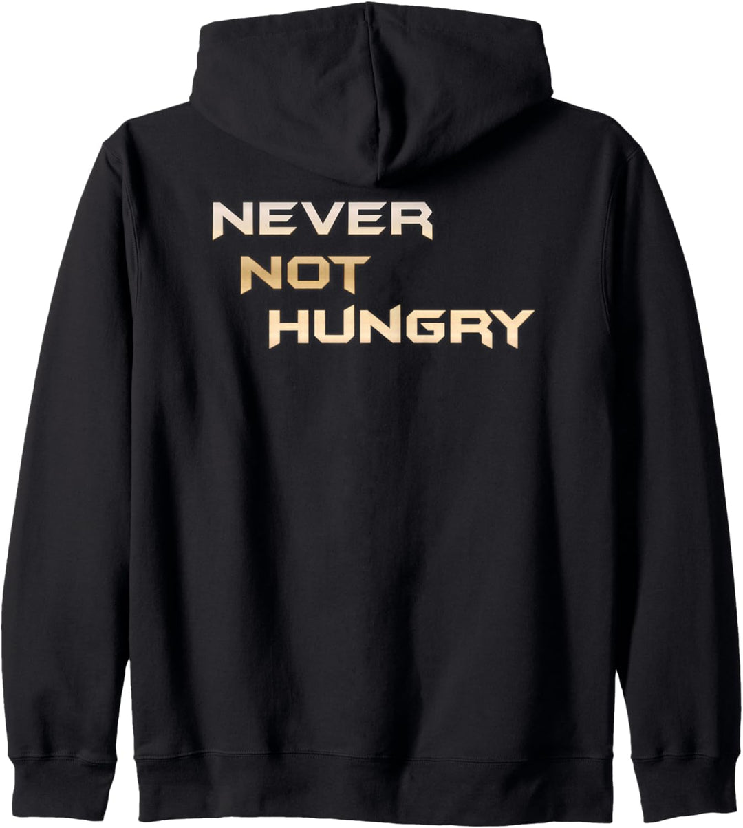 Never Not Hungry - Last Name Always First Name Hungry Funny Kapuzenjacke