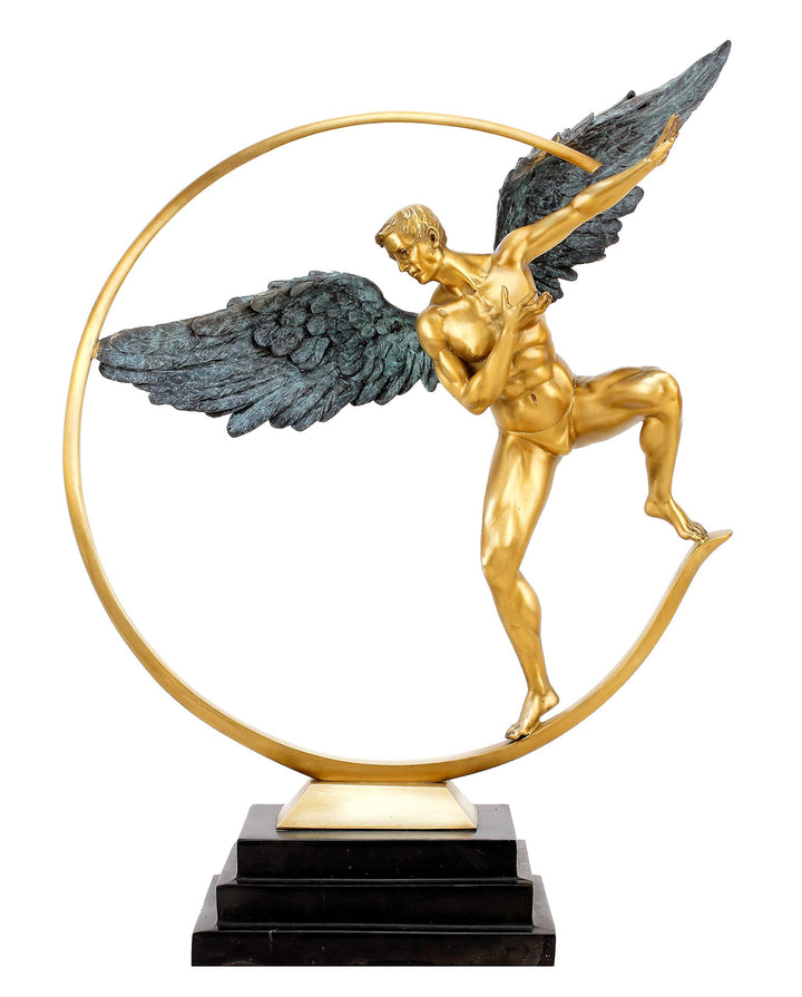 Kunst &amp; Ambiente - Guardian Angel - Limitierte Engelsfigur aus Bronze - Engel - signiert Martin Klei