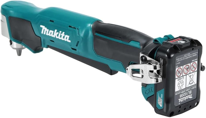 Makita DA332DSYJ Akku Winkelbohrmaschine 10,8 V, Ladegerät im Makpac, Petrol, mit 2x Akku 1,5 Ah Lad