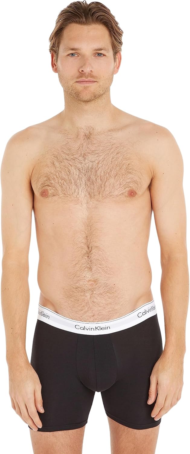 Calvin Klein Herren Boxer Brief 3Pk M Mehrfarbig (Black/ White/ Grey Heather)