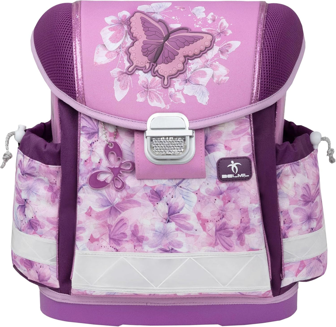 Belmil Classy Schulranzen Set 4 - teilig (403-13/AG/S) Chic Charms, Chic Charms