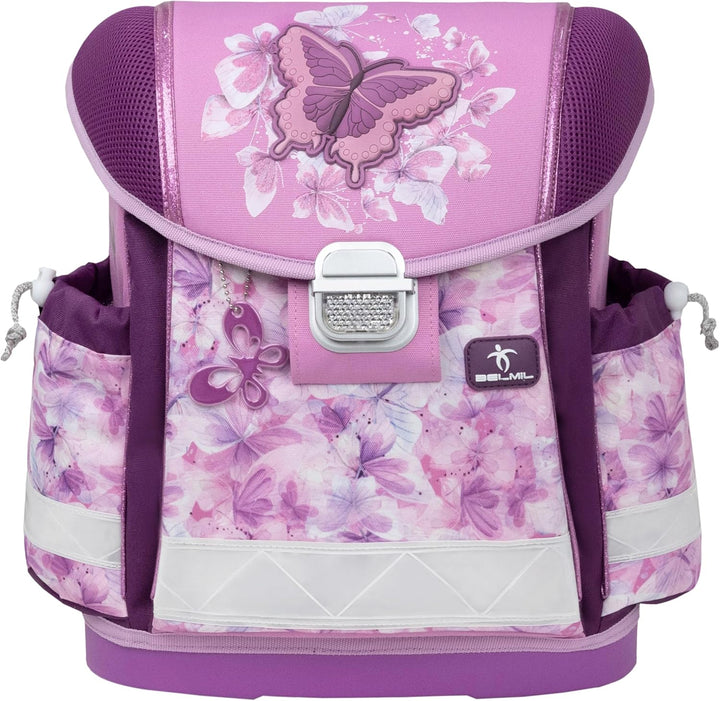 Belmil Classy Schulranzen Set 4 - teilig (403-13/AG/S) Chic Charms, Chic Charms