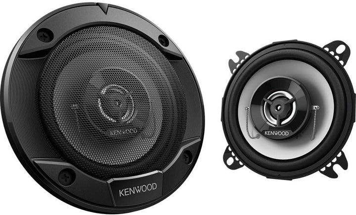 LSP-Set: Kenwood KFC-S1066 2-Wege Lautsprecher-Paar mit 10 cm-Konus 220 Watt + Lautsprecherkabel für