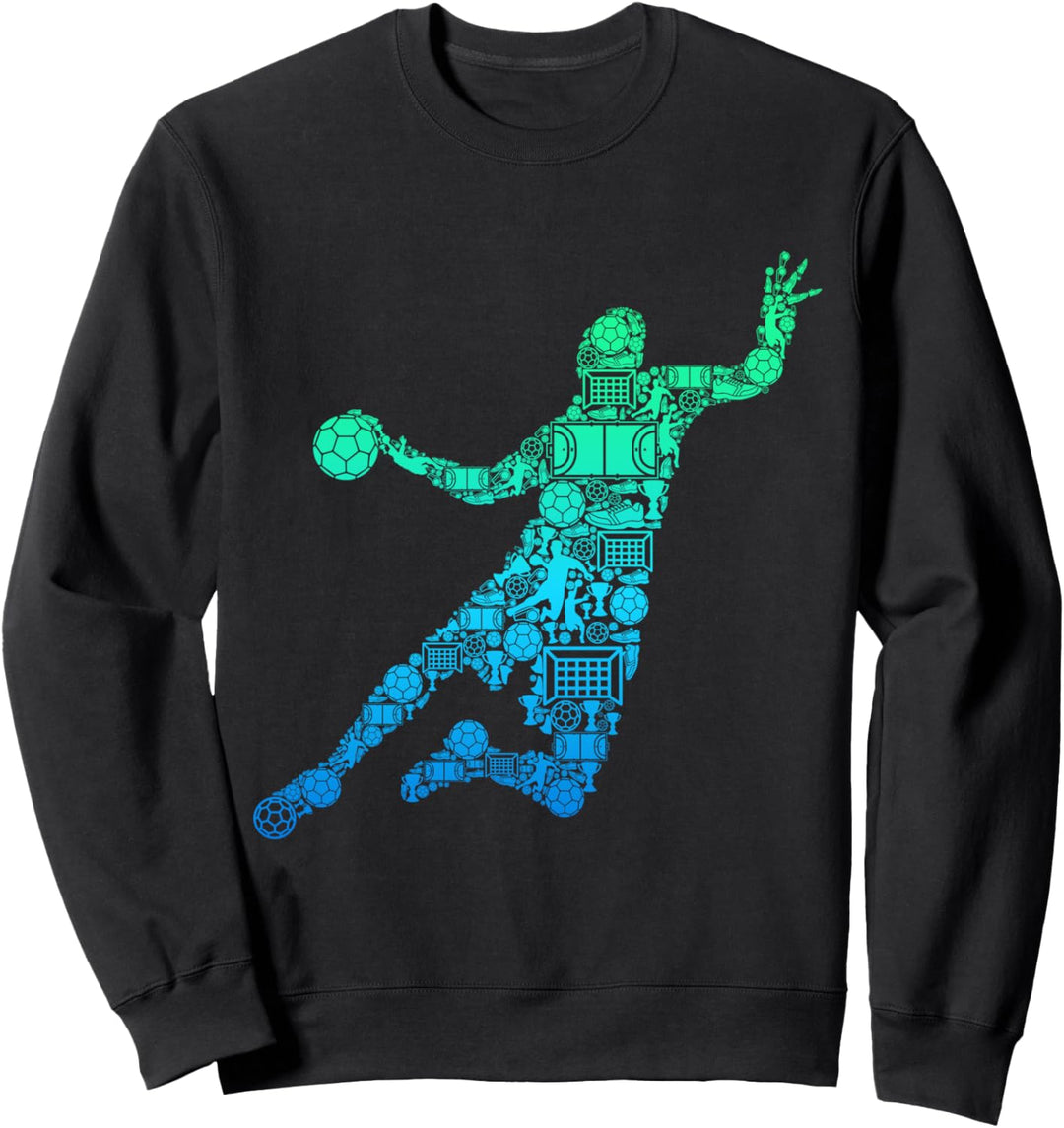 Handball Handballer Handballspieler Kinder Jungen Männer Sweatshirt