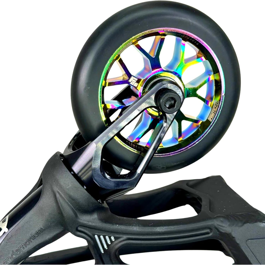 Fantic26 Spy7 Stunt Scooter Rolle I Trick I Tret I Kinder I Roller I Wheel I 110mm I ABEC 11 I Schne