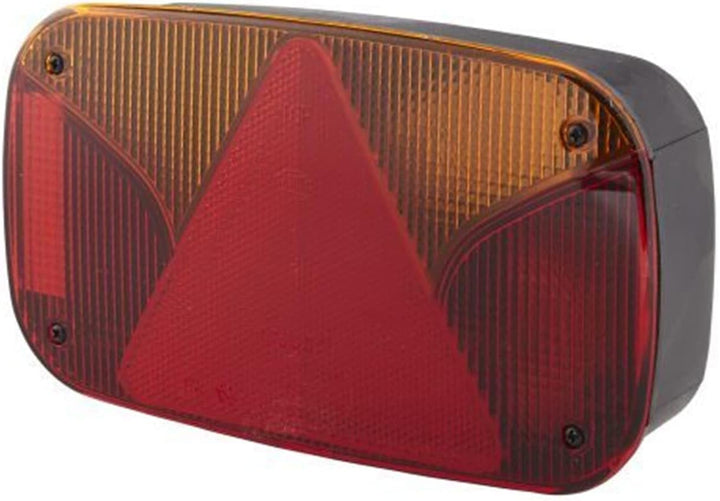 HELLA Rückleuchte - Glühlampe - 12V - Anbau/geschraubt - ECE - Lichtscheibenfarbe: weiss/rot - Steck
