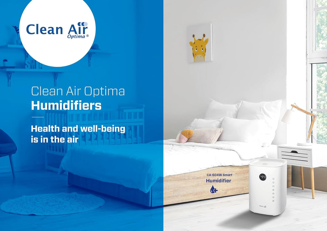Clean Air Optima CA-604 - Luftbefeuchter mit Ionisator - Befeuchtungsleistung max. 400 ml/h - Wasser