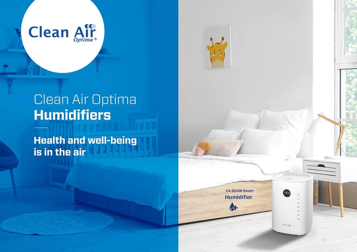 Clean Air Optima CA-604 - Luftbefeuchter mit Ionisator - Befeuchtungsleistung max. 400 ml/h - Wasser