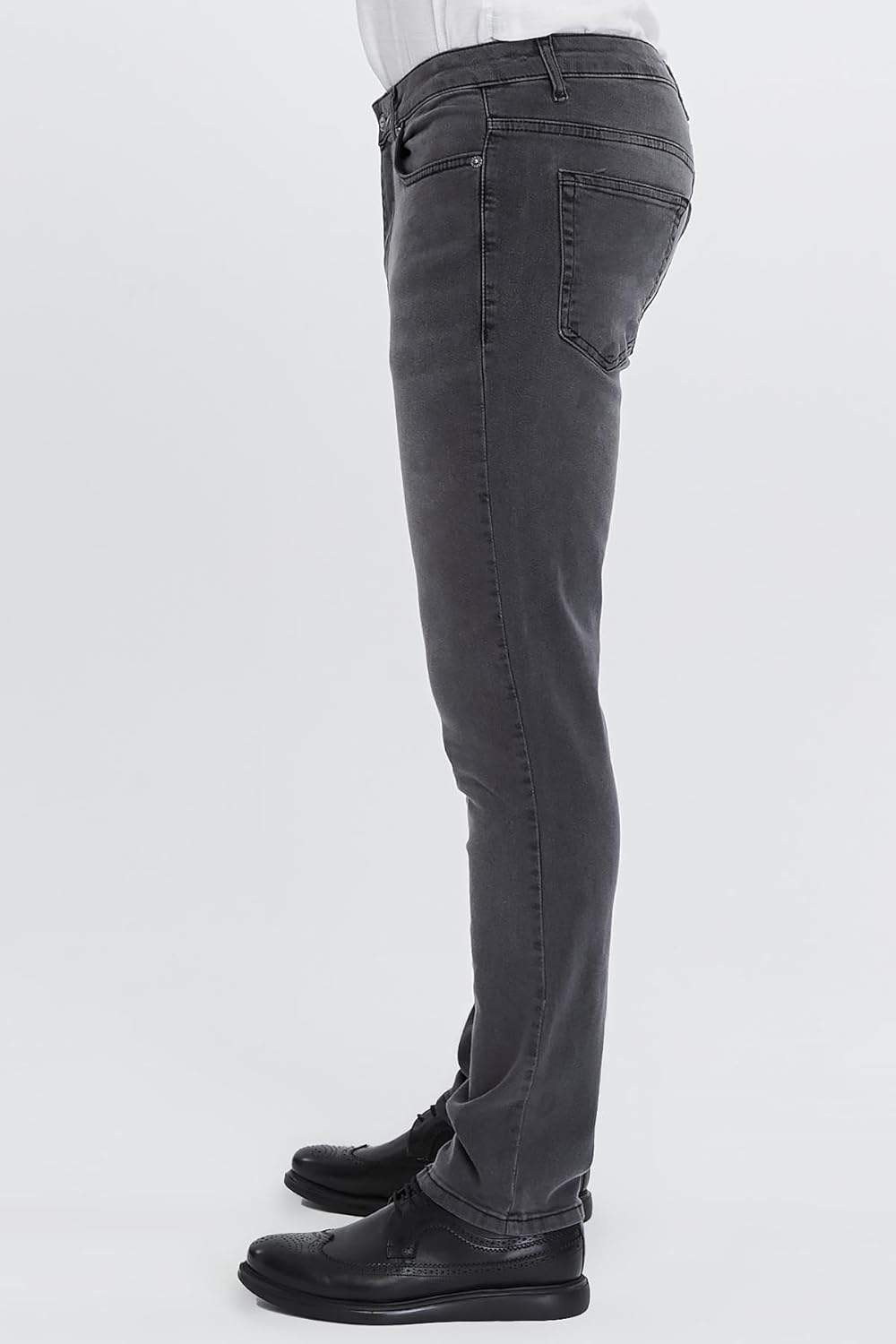 Herren Jeans Regular Fit, Stretch Jeanshose, Herren High Waist, Straight Cut, Basic Washed, Männer H