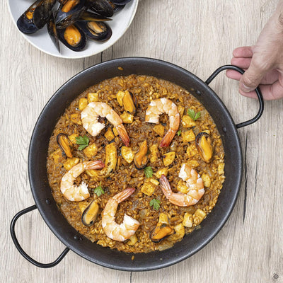 Lacor 60144 Paella-Pfanne, mit Antihaftbeschichtung, 45 cm