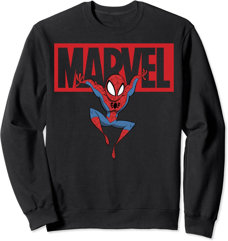 Marvel Spider-Man Logo Doodle Sweatshirt