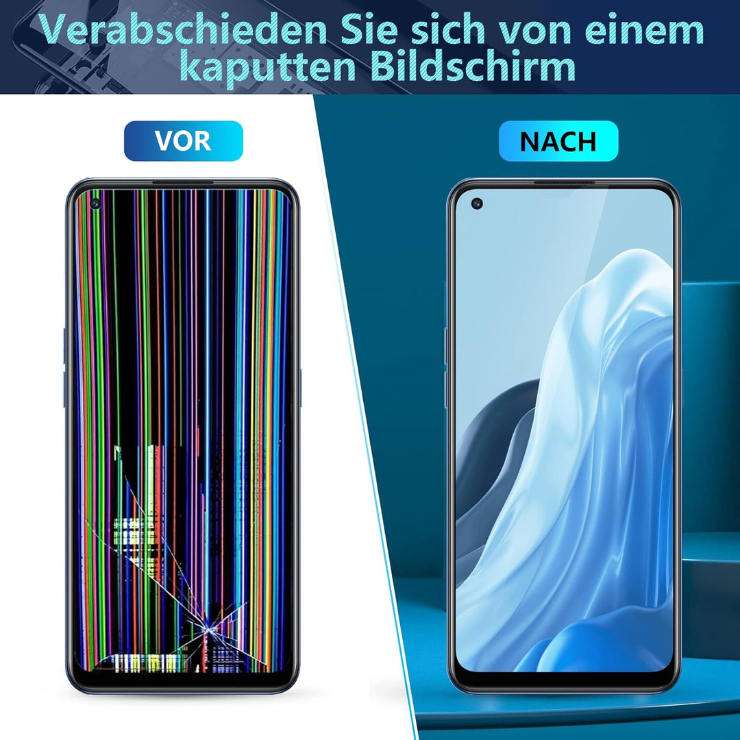 RongZy Ersatz Display Kompatibel für Oppo Reno7 4G/5G CPH2371 CPH2363/Find X5 Lite 5G 2022 incell To