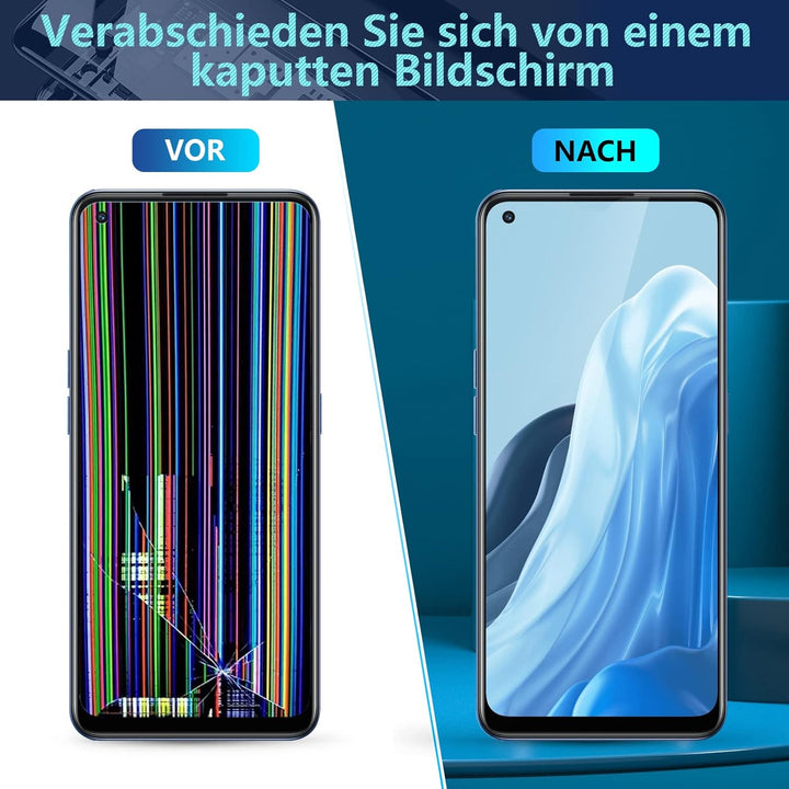 RongZy Ersatz Display Kompatibel für Oppo Reno7 4G/5G CPH2371 CPH2363/Find X5 Lite 5G 2022 incell To