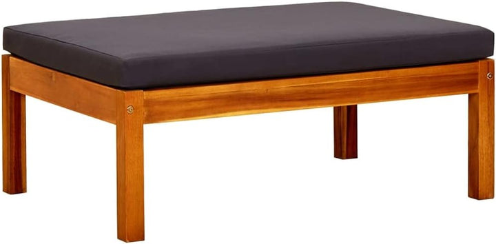 vidaXL 2X Akazienholz Massiv Gartenhocker Modular Fusshocker Fussbank Sitzhocker Hocker Holzhocker F