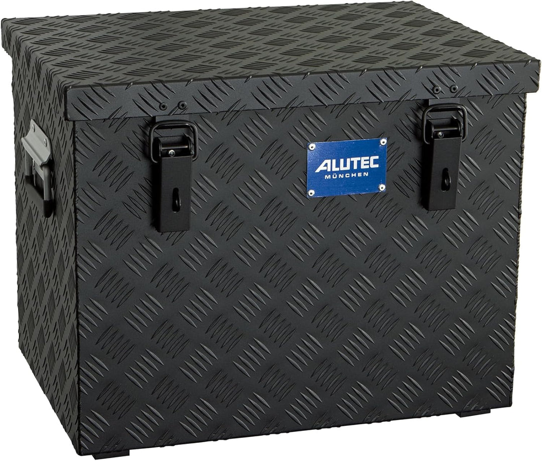 ALUTEC Aluminiumbox Extreme 70 (Farbe Schwarz, Inhalt 70 ltr., Innenmasse (LxBxH) 500 x 350 x 400 mm