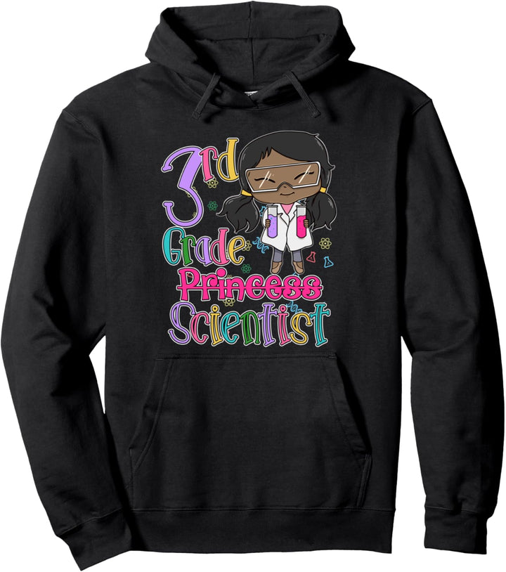3. Klasse Wissenschaftler Black Girl STEM School Science Pullover Hoodie