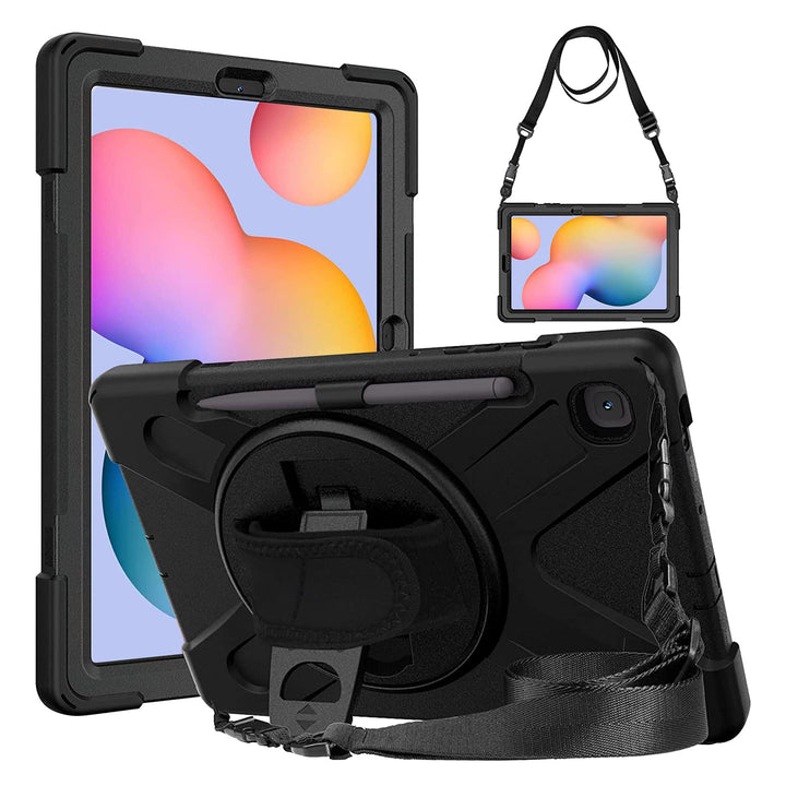 Gerutek Hülle für Samsung Galaxy Tab S6 Lite 10,4 Zoll (2024/2022/2020), Stossfeste Robust Schutzhül