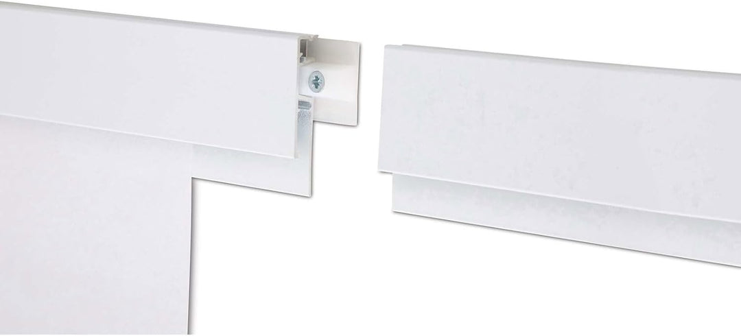 MAUL Klemmleiste MAULgrip 100 x 5 cm | Wandklemmleiste aus Aluminium zum Anbringen von Zeichnungen,