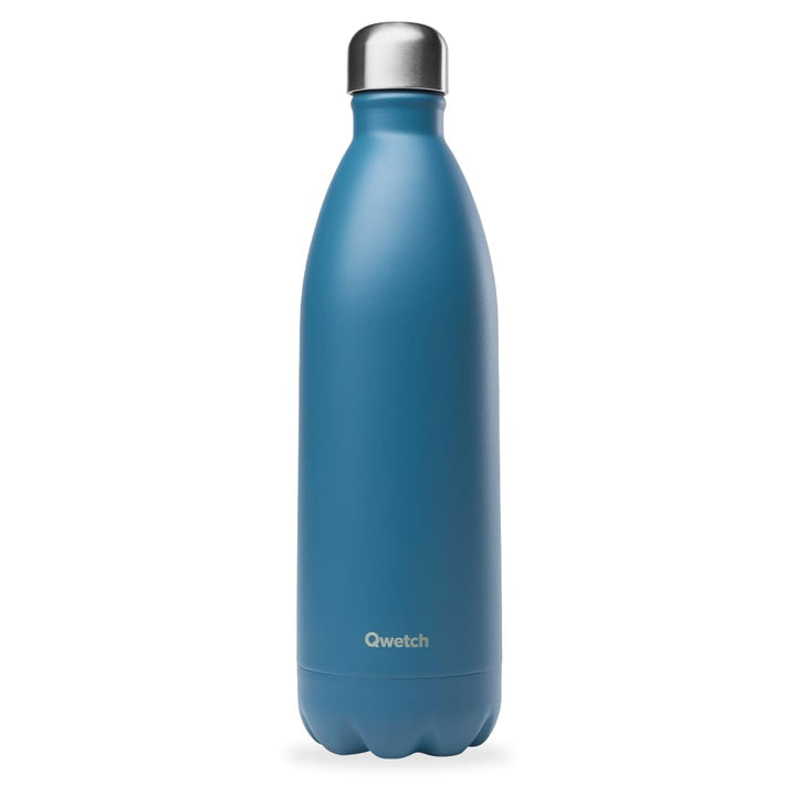 Qwetch - Thermosflasche 1 L Entenblau., 1 L Entenblau.