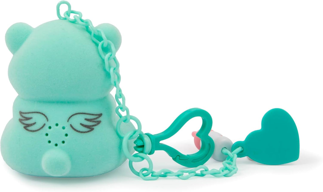 Coccolotti Love&Tell 4ever - Aquamarin-Bär, mit Aufnahmefunktion und Schlüsselanhänger, interaktive