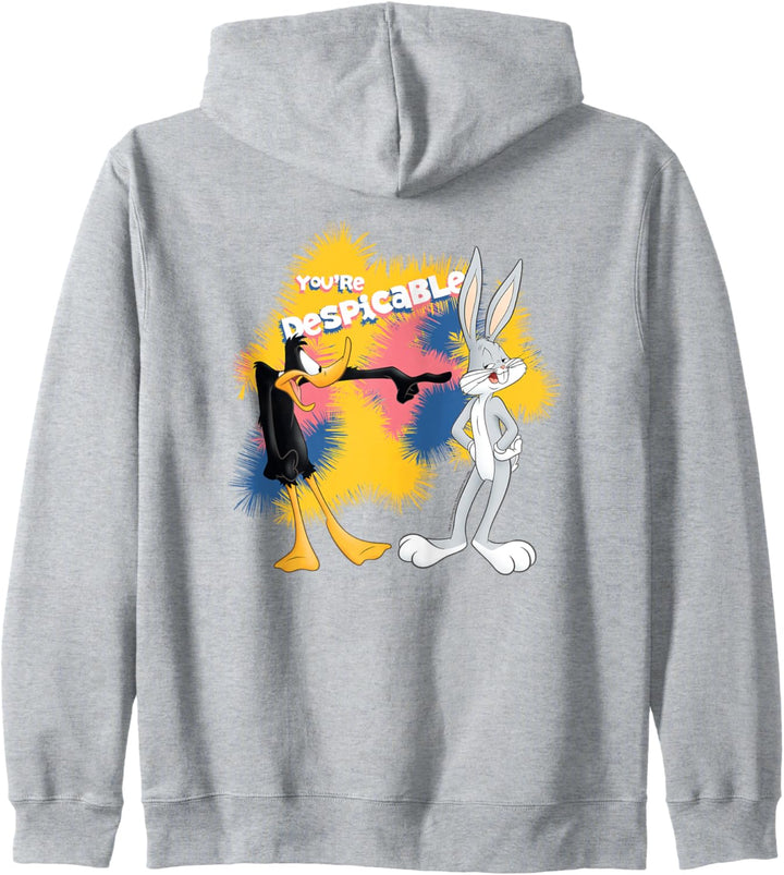 Looney Tunes Bugs and Daffy Despicable Kapuzenjacke
