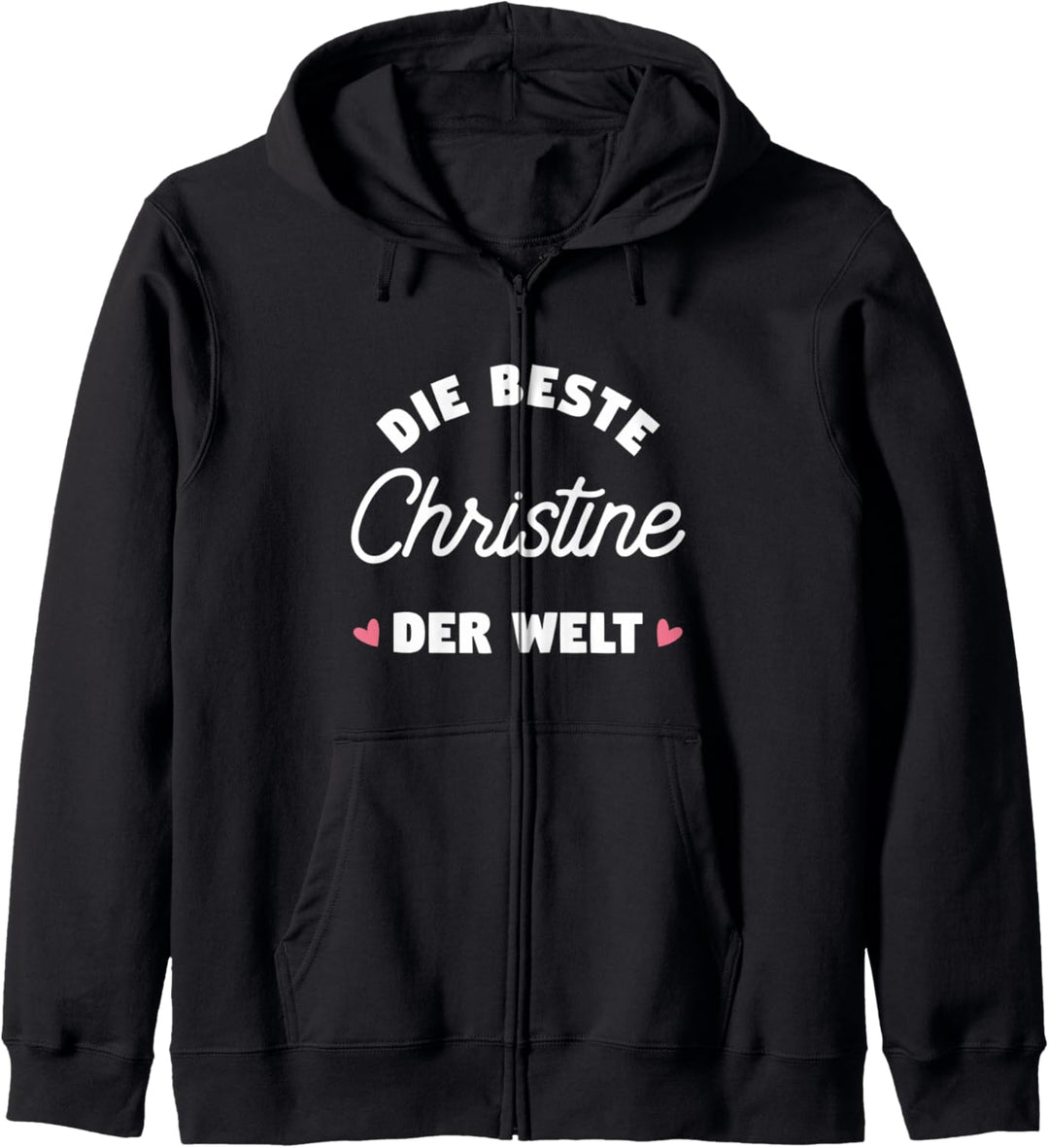 Beste Christine der Welt Kapuzenjacke
