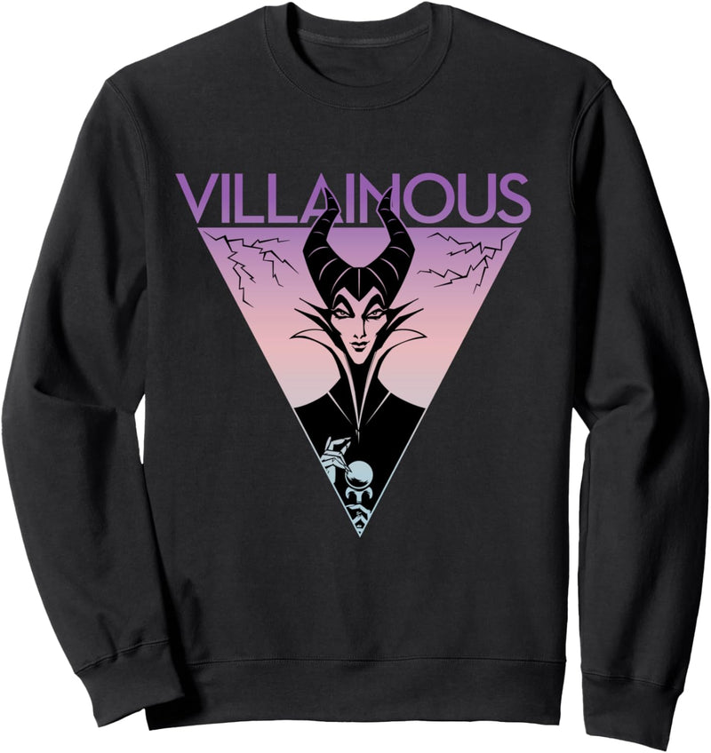 Disney Villains Maleficent Villainous Purple Triangle Sweatshirt