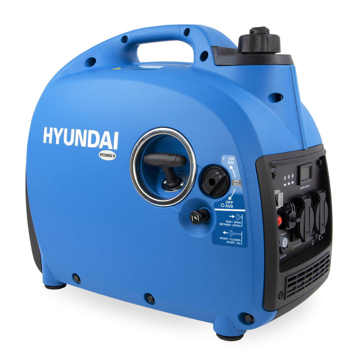 HYUNDAI Inverter Stromgenerator HY2000Si D, Notstromaggregat, Generator, Stromerzeuger mit 2 kW, Ben