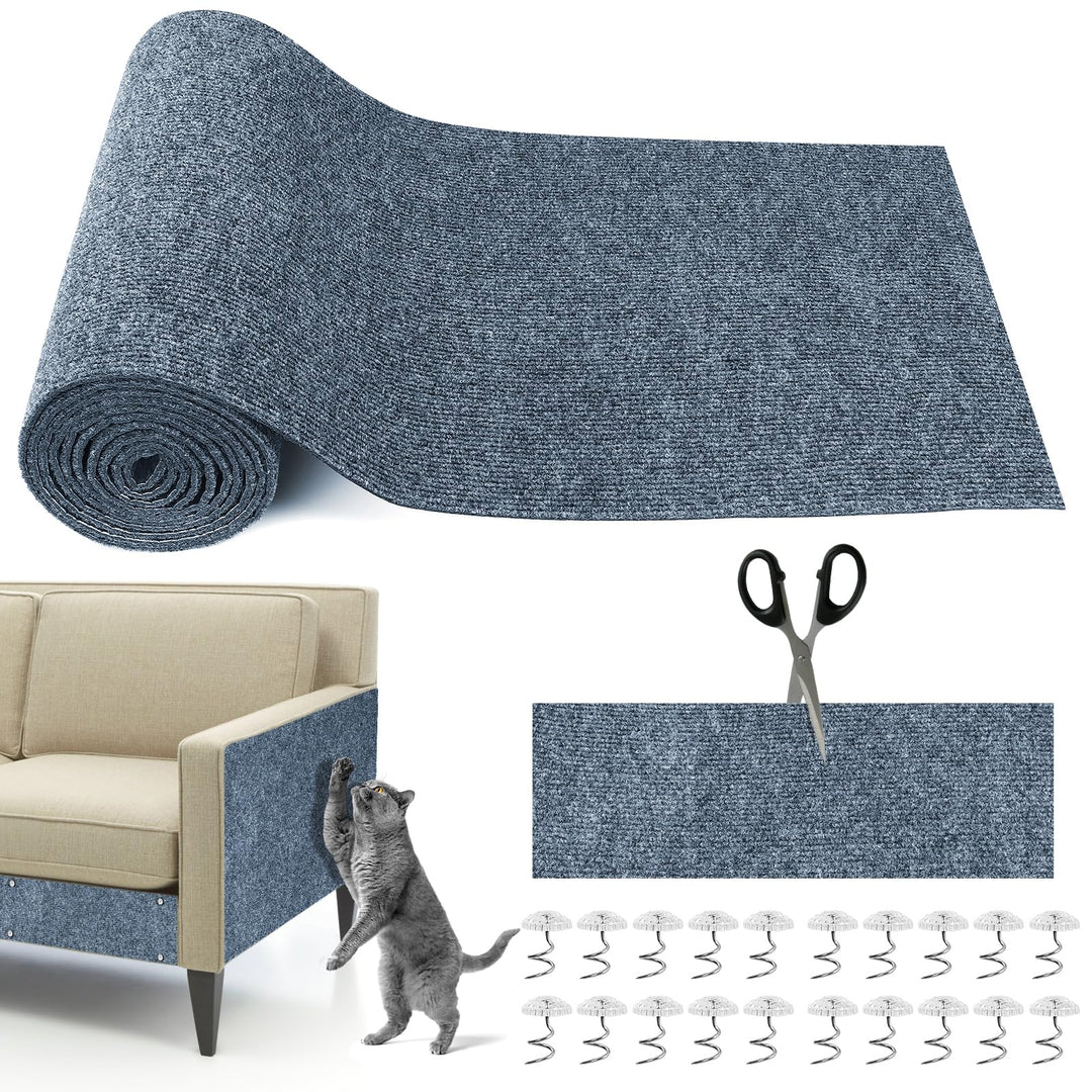 300cm×40cm Kratzmatte Katze Selbstklebend, Kratzschutz Sofa Katze, Trimmbare DIY Katzen Kratzmatte m