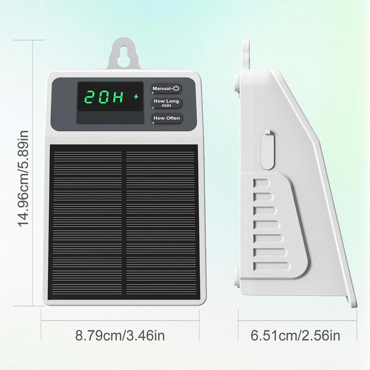 Solar Automatisches Bewässerungssystem für Pflanzen, IP65 Wasserdicht, Solarbetriebene Gartenbewässe