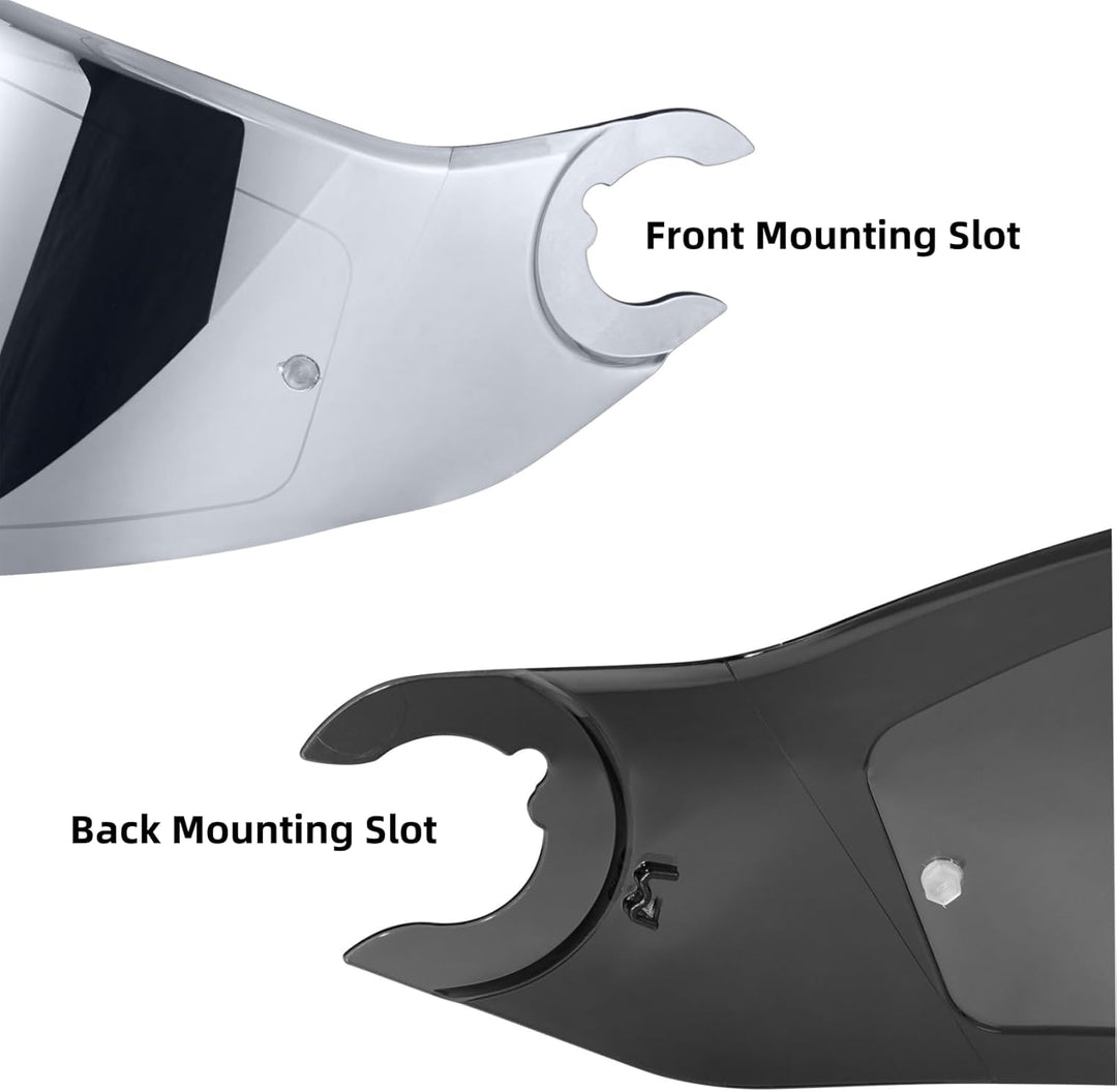 Helmvisier für Shark D Skwal D-Skwal 2 Spartan,Motorradhelm Visier,Motorrad Windschutz Helm Objektiv