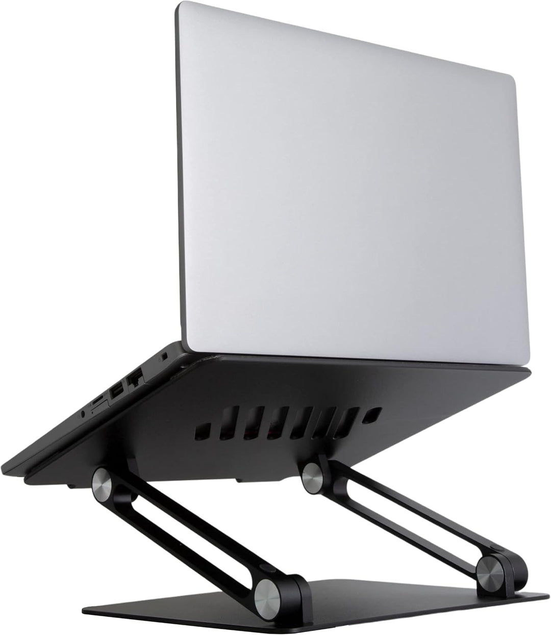 Konsol Laptopständer, Faltbarer Laptop-Riser, verstellbare Winkel, Aluminium leicht und langlebig, L
