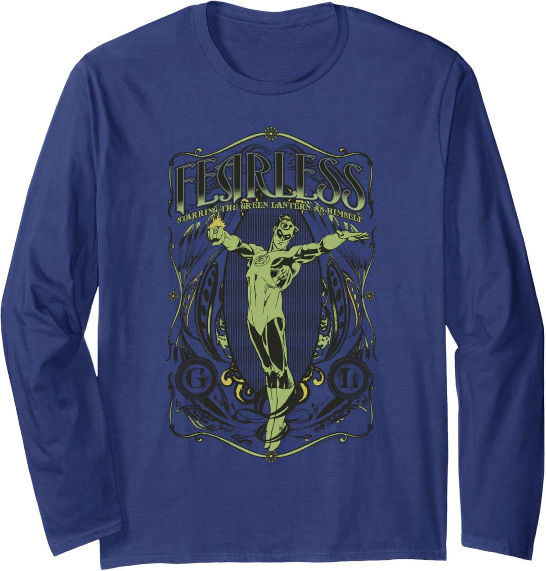 Green Lantern Fearless Scrollwork Langarmshirt