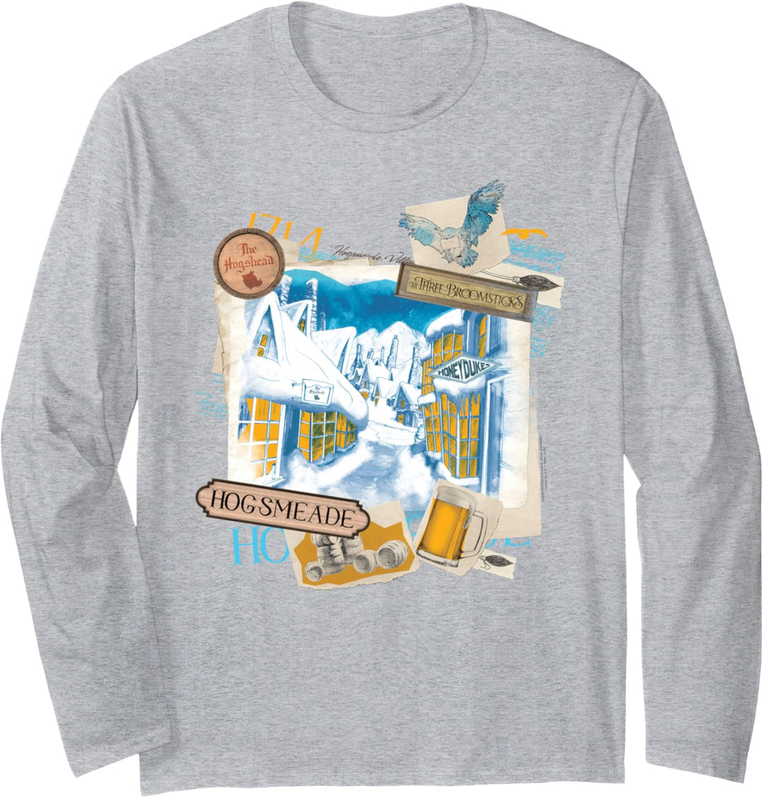 Harry Potter Hogsmeade Location Langarmshirt