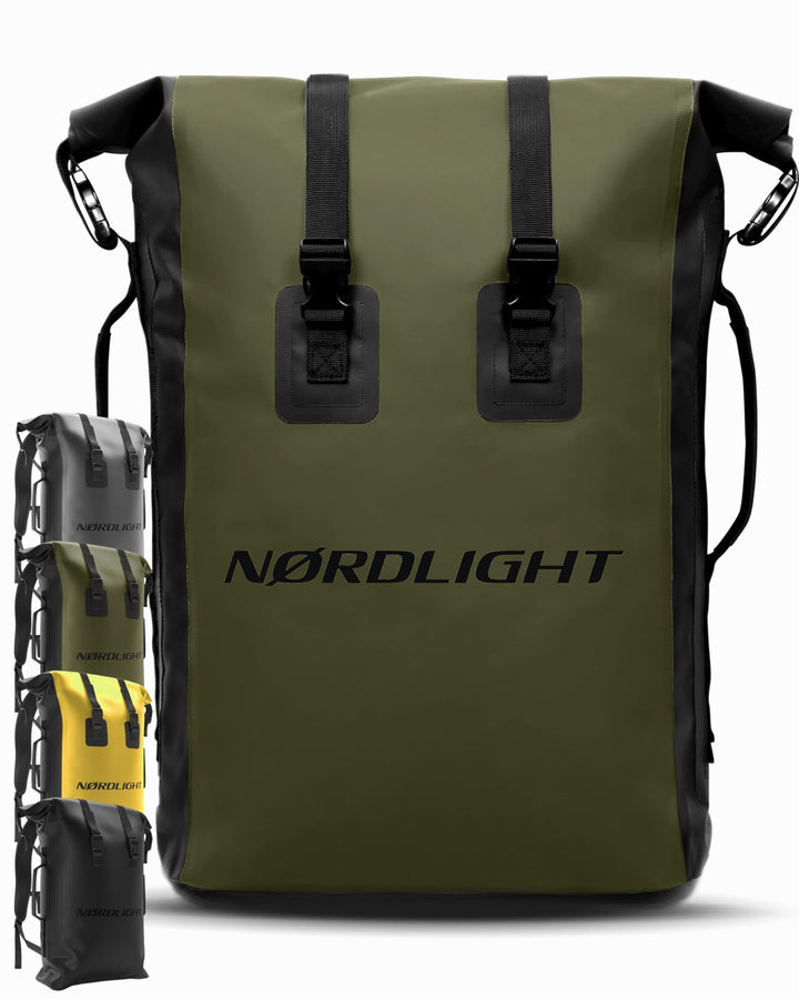 Nordlight Wasserdichter Rucksack Dry Bag 35l - Roll Top Rucksack mit gepolstertem Tragegurt, wasserd
