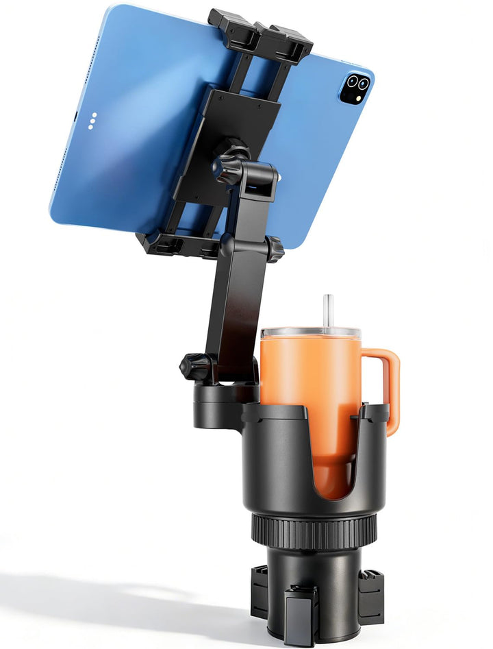 OHLPRO Tablet Halterung Auto Getränkehalter, Anti-Vibration iPad Halter KFZ 5-17 Zoll, Kompatibel mi
