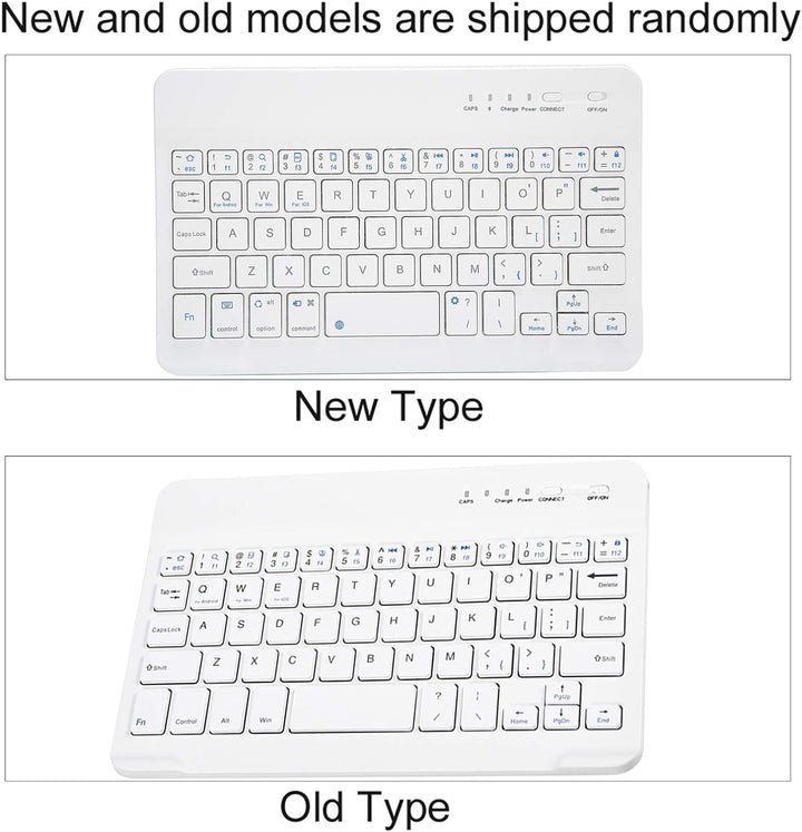 Telefon Universal Wireless Bluetooth Tastatur, Flip Magnetic Leather Travel Tragetasche mit Ständer