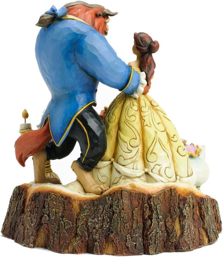Enesco 4031487 Figur Disney Tradition Tale As Old As Time, Carved By Heart Beauty & The Beast Figur,