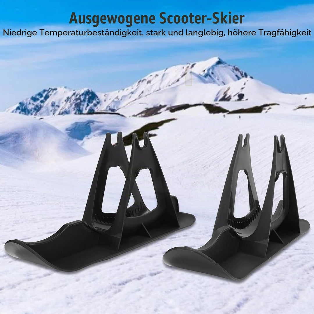 Snow Ski Scooter, Multifunktional Snow Scooter Skibrett Teile, Schnee Scooter Kufen für Kinderwagen