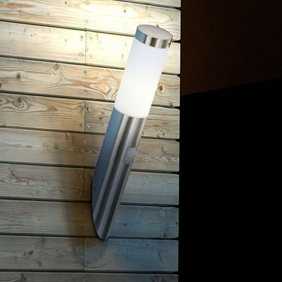 LED Aussen Wand Leuchte Fassaden Edelstahl Strahler Terrassen Sensor Lampe Globo 3157SLED