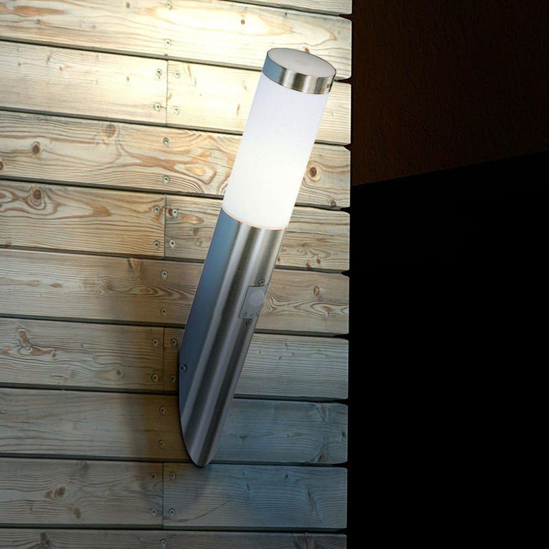 LED Aussen Wand Leuchte Fassaden Edelstahl Strahler Terrassen Sensor Lampe Globo 3157SLED