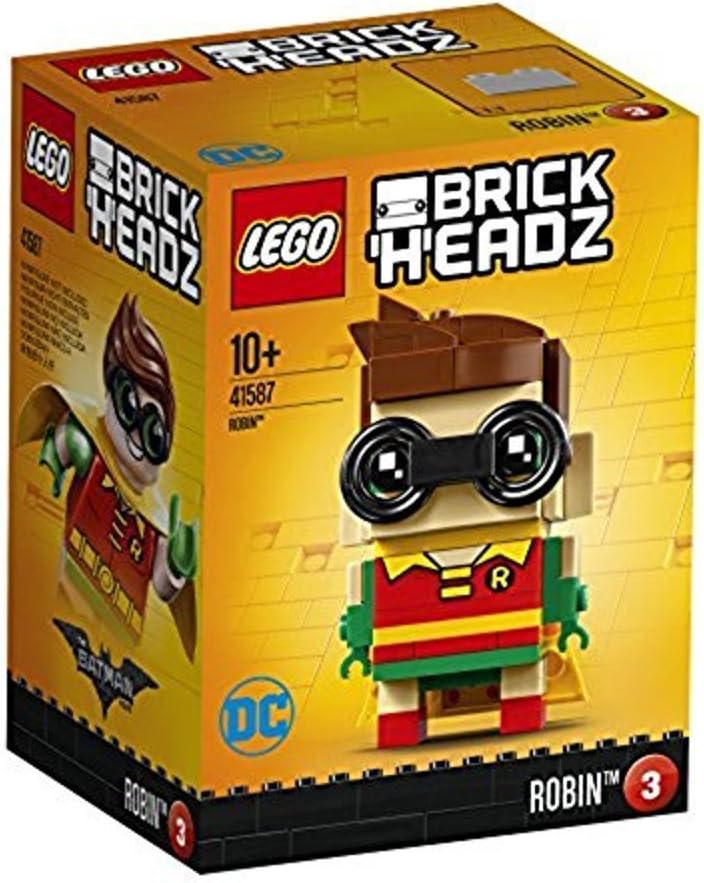 LEGO Brickheadz 41587 - Robin, Konstruktionsspielzeug Klassische, Klassische