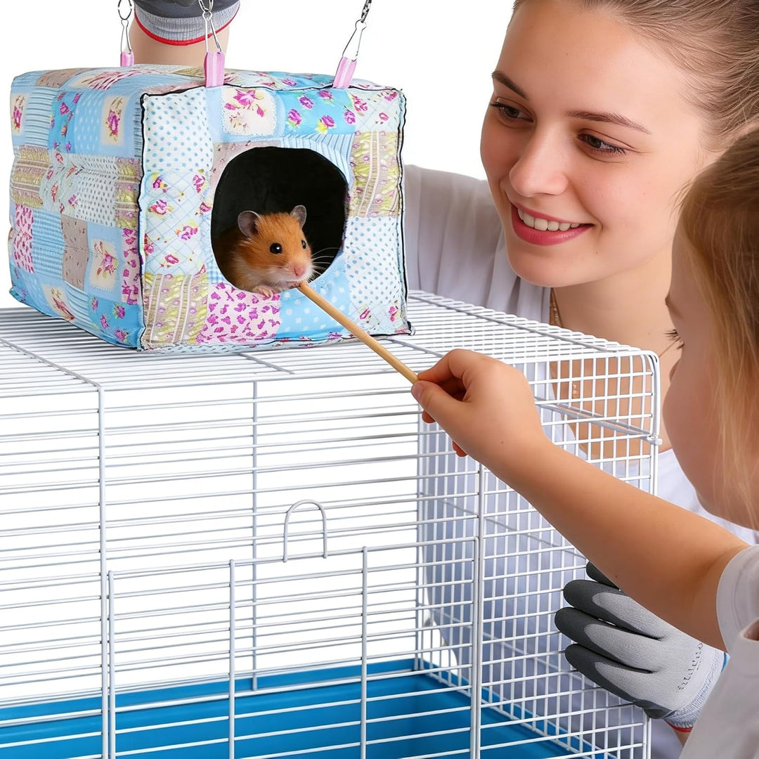 Hängematte für Kleintiere Frettchen Ratte Meerschweinchen Hamster Chinchilla, Luxus Hängematte, Klei