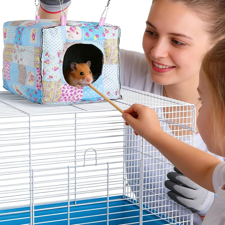 Hängematte für Kleintiere Frettchen Ratte Meerschweinchen Hamster Chinchilla, Luxus Hängematte, Klei