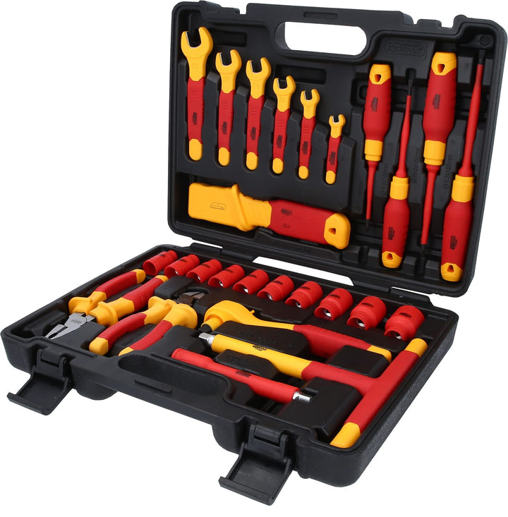 KS Tools 117.1895 Isolierter Werkzeug-Satz für Hybrid- und Elektrofahrzeuge, 26-tlg