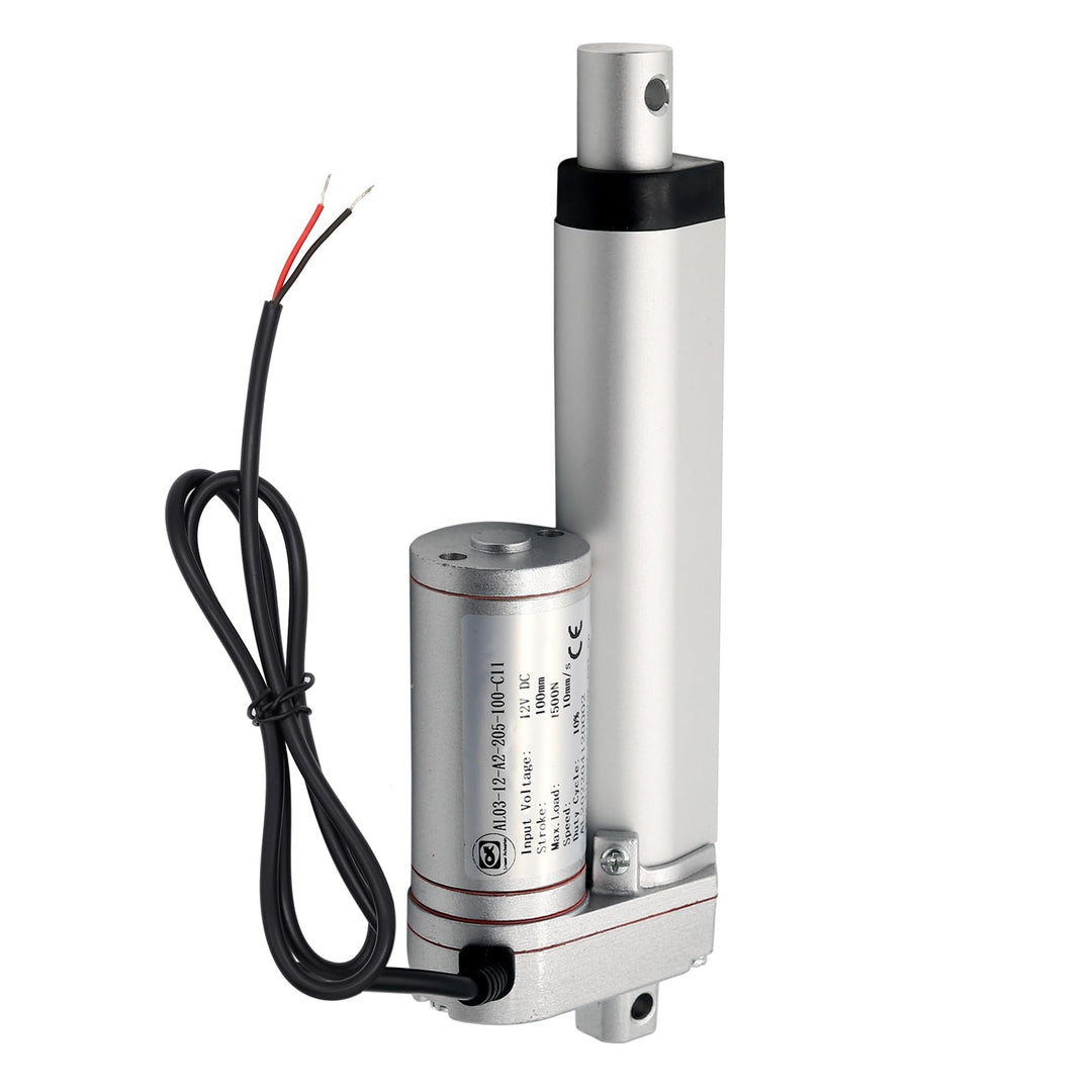 AUTTGINN 1500N 100mm Linearmotor, 12v DC Linear Actuator Motor Elektro Zylinder Schubstangenmotor fü