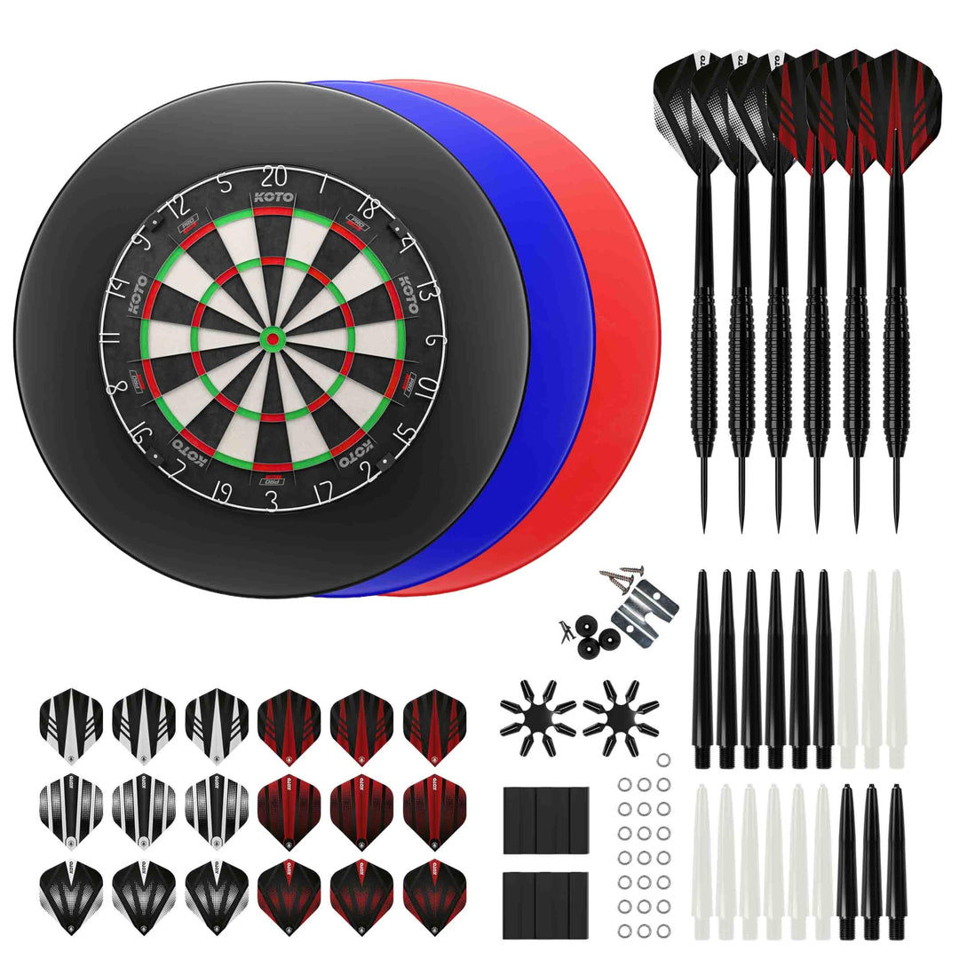 KOTO - King Pro + Surround + KOTO - Accessory Kit Steeltip Schwarz 90 Stück, 2 Sätze KOTO - Flights,