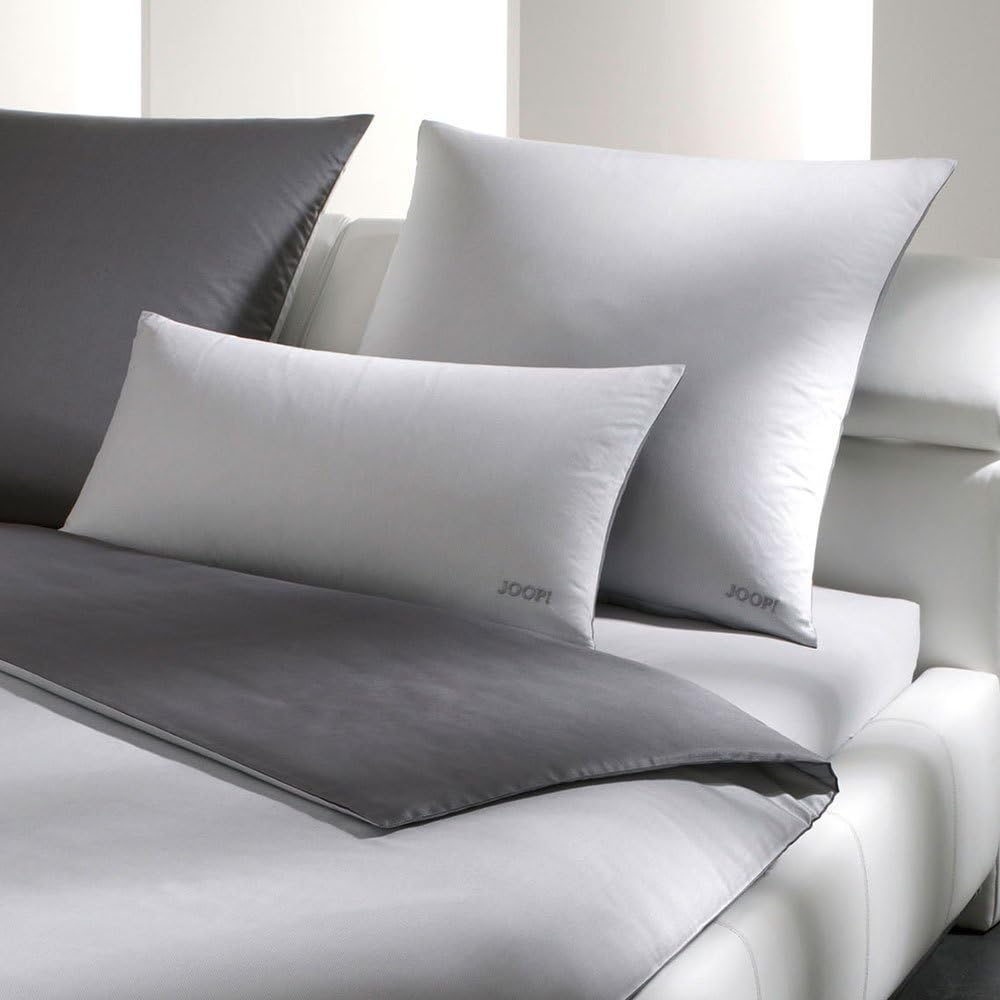 Joop! Bettwäsche Micro Pattern Silber 4040-9 1 Bettbezug 200 x 200 cm + 2 Kissenbezüge 70 x 90 cm
