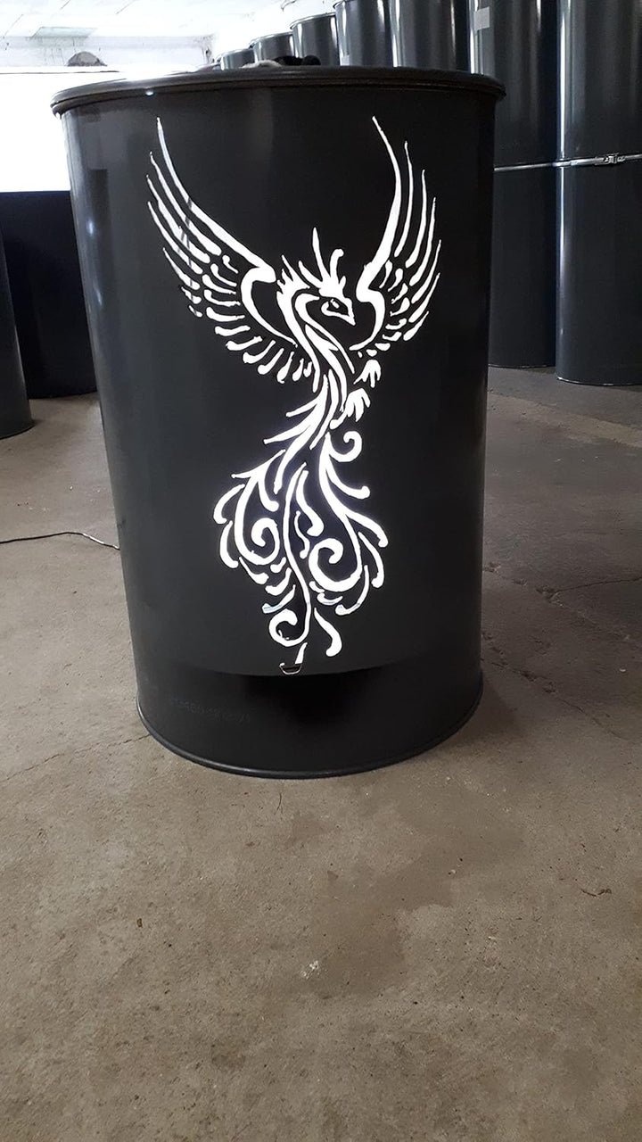 Feuertonne mit Motiv (Wunschmotiv), Wunschmotiv
