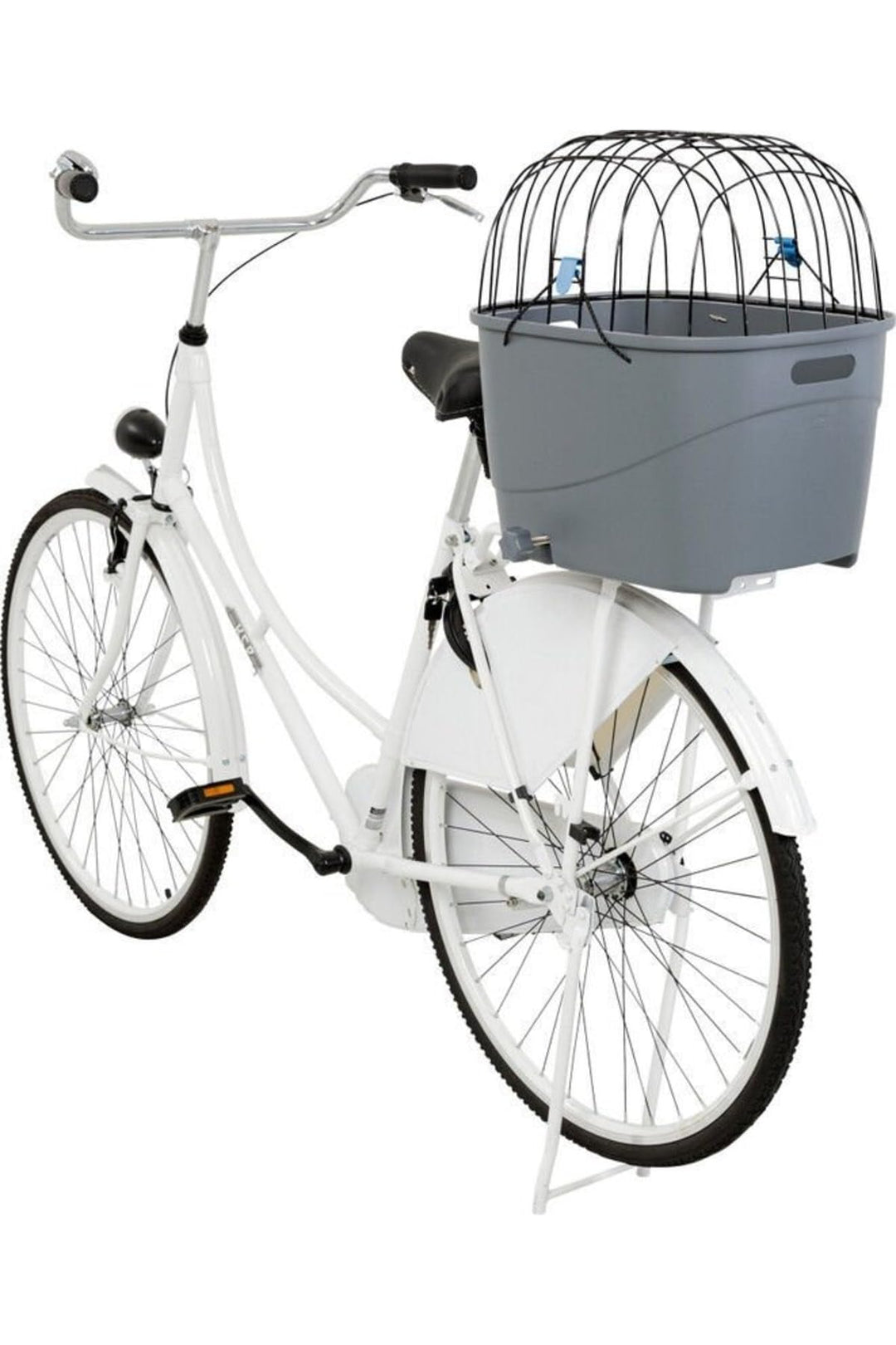 TRIXIE 13115 Fahrradkorb für Gepäckträger, Kunststoff/Metall, 3000 g, 36 x 47 x 46 cm